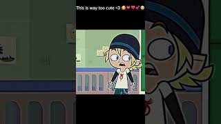 Judes first kiss!So cute☺️ #edit #totaldrama #Jude #gwen #cute #dramarama #firstkiss