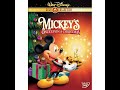 Opening To Mickey S Once Upon A Christmas 2000 DVD