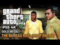 GTA 5 PS5 Mission 66 The Bureau Raid Roof Entry Approach Gold Medal Guide 4K 60fps