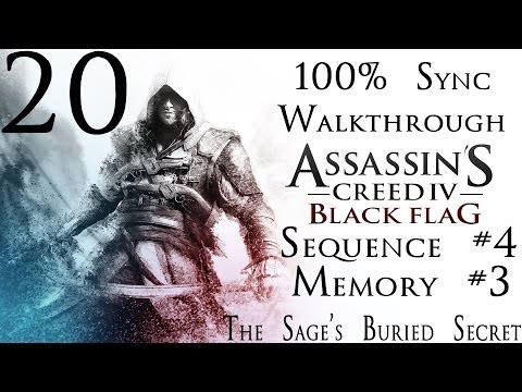 Assassin's Creed 4: Black Flag - 100% Sync Walkthrough - Part 20 - Sequence #4 - Memory #3