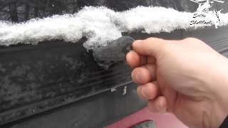 How to un-freeze car lock-Why everyone up north needs a lighter!
