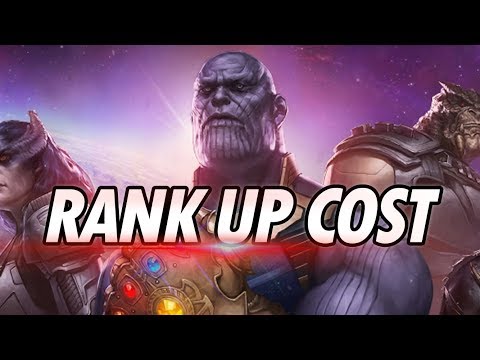Mad Titan THANOS Rank Up Cost - MARVEL Future Fight
