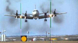 preview picture of video 'Lockheed P-3C Orion Performs A Missed Approach At KNUW'