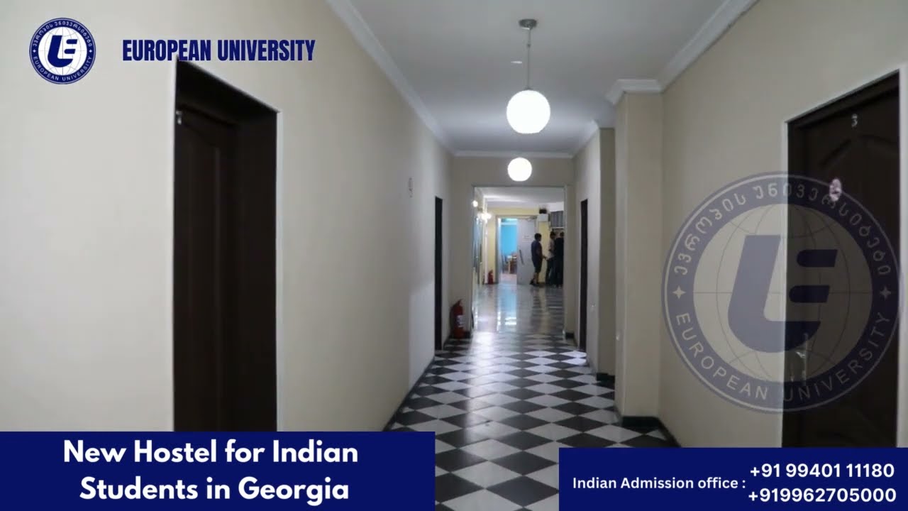 New Hostel for Indian Students in Georgia | Study MBBS In Georgia | European University Georgia