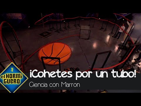 Marron incendia todo con su experimento pirotécnico - El Hormiguero