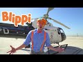 Blippi Explores A Police Helicopter Airplanes For Kids 1 Hour Of Blippi