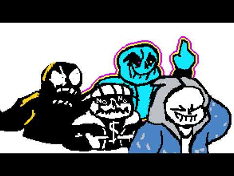 "I CAST THUNDERSPELL" but it's a mid undertale AU animation
