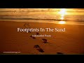 Footprints In The Sand - A Beautiful Poem Reading