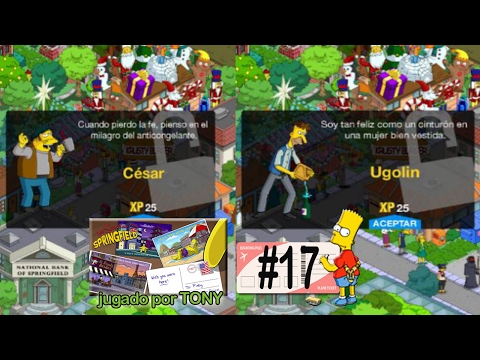 Los Simpson Springfield "Destino Spfld, Cap. 17 - César y Ugolín" por Tony