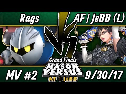 Grand Finals - Rags (Meta Knight) vs AF JeBB [L] (Bayonetta) - Mason Versus: JeBB