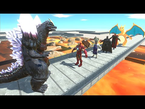 SPACE GODZILLA DEATH RUN - Animal Revolt Battle Simulator