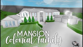 Roblox Bloxburg Colonial Family Mansion - helping my homeless sister bloxburg roblox roleplay roblox