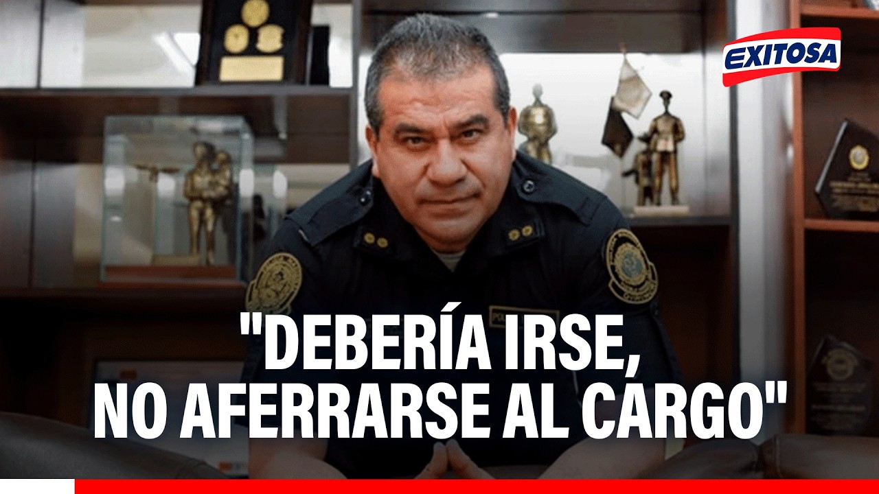🔴🔵 José Palacios cuestiona gestión de Óscar Arriola al mando de la PNP y pide su salida