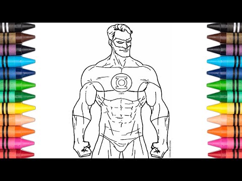 GREEN LANTERN Coloring Page #275 - Disfigure - Blank [NCS Release]