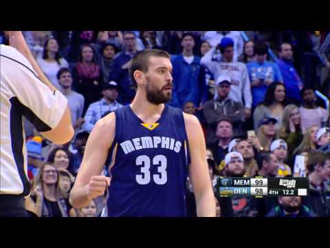Memphis Grizzlies vs Denver Nuggets - January 21, 2016