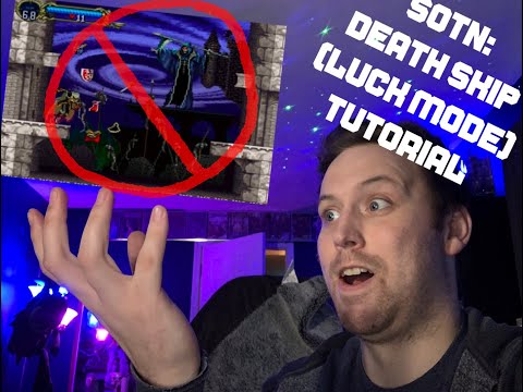 Castlevaina: Symphony of the Night - Death Skip (Luck Mode) - Tutorial