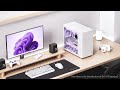 Jonsbo D41 korpusas, ATX, Tempered Glass, Baltas