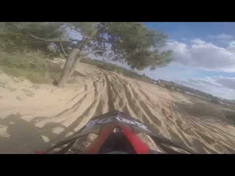 RIDING IN THE DUNES WITHOUT REAR BRAKE - GOPRO POV
