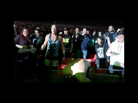 Woman's Funny Reaction To RVD Legdrop Amongst The Fans - OTT Scrappermania 6