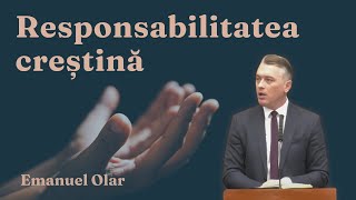 Emanuel Olar - Responsabilitatea creștină în fața doctrinei false! predică 2024