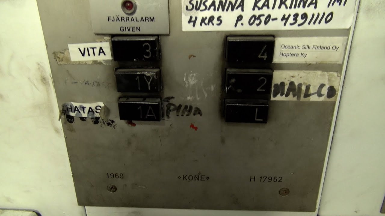 Epic Levelling on a Vintage Kone Traction Freight Elevator + the passenger elevator