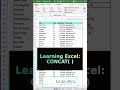 How to Use The Excel CONCAT( ) Function