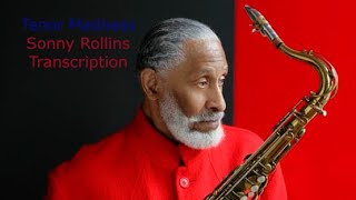 Tenor Madness/Sonny Rollins' Solo. Transcribed by Carles Margarit