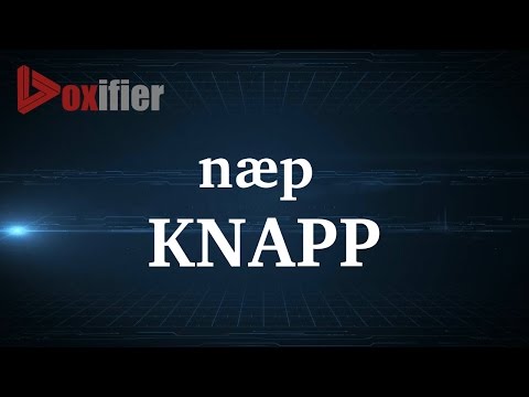 How to Pronunce Knapp in English - Voxifier.com