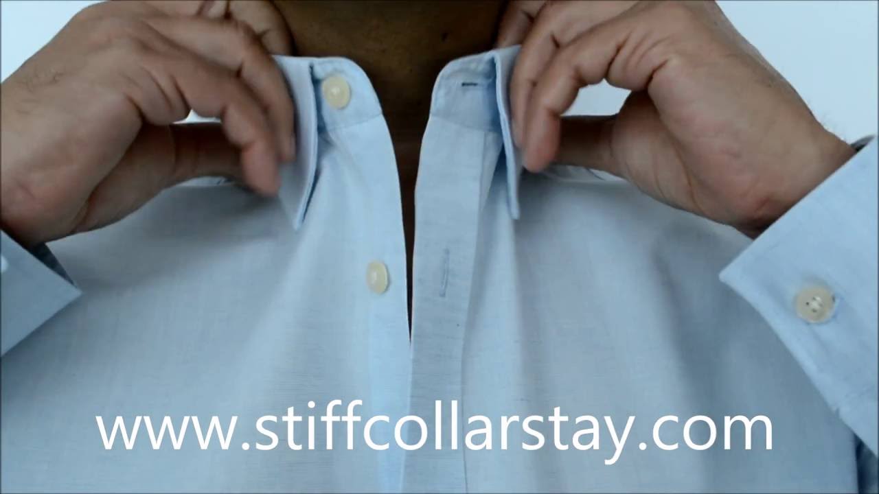Watch video Stiff Collar Stay: How to solve the Shirt collar's problem Now Stiff Collar Stay: How to solve the Shirt collar's problem