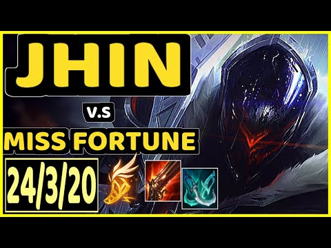UPSET (JHIN) vs MISS FORTUNE - 24/3/20 KDA BOTTOM ADC CHALLENGER GAMEPLAY - EUW