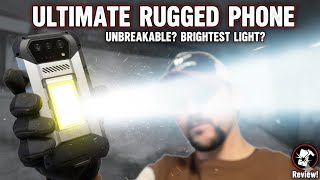 8849 Hike Rugged Smartphone Review || 1200 Lumen Flashlight & 23,800mAh Battery!