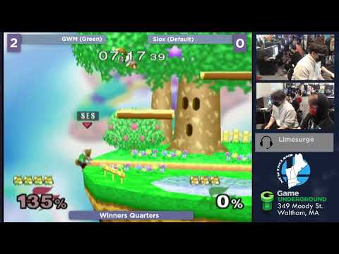 Mass Madness 34 SSBM - GWM (Green Fox) vs. SloX (Default Fox) - Melee WQF