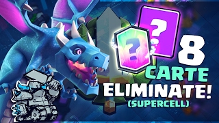 LE 8 Nuove CARTE TESTATE da Supercell MA ELIMINATE! Mostro Elisir, Mega Pekka e altri!