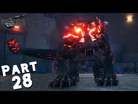 FINAL FANTASY 7 REMAKE Walkthrough Gameplay Part 28 - TYPE-0 BEHEMOTH BOSS (FF7 REMAKE)