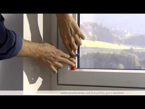 LEHA Plissee und Duette ohne Bohren montieren (Stick & Click Klebetechnik M8)