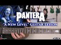 Pantera A New Level Guitar Lesson
