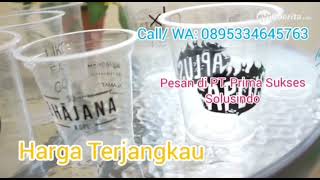 sablon cup gelas plastik 22 oz 