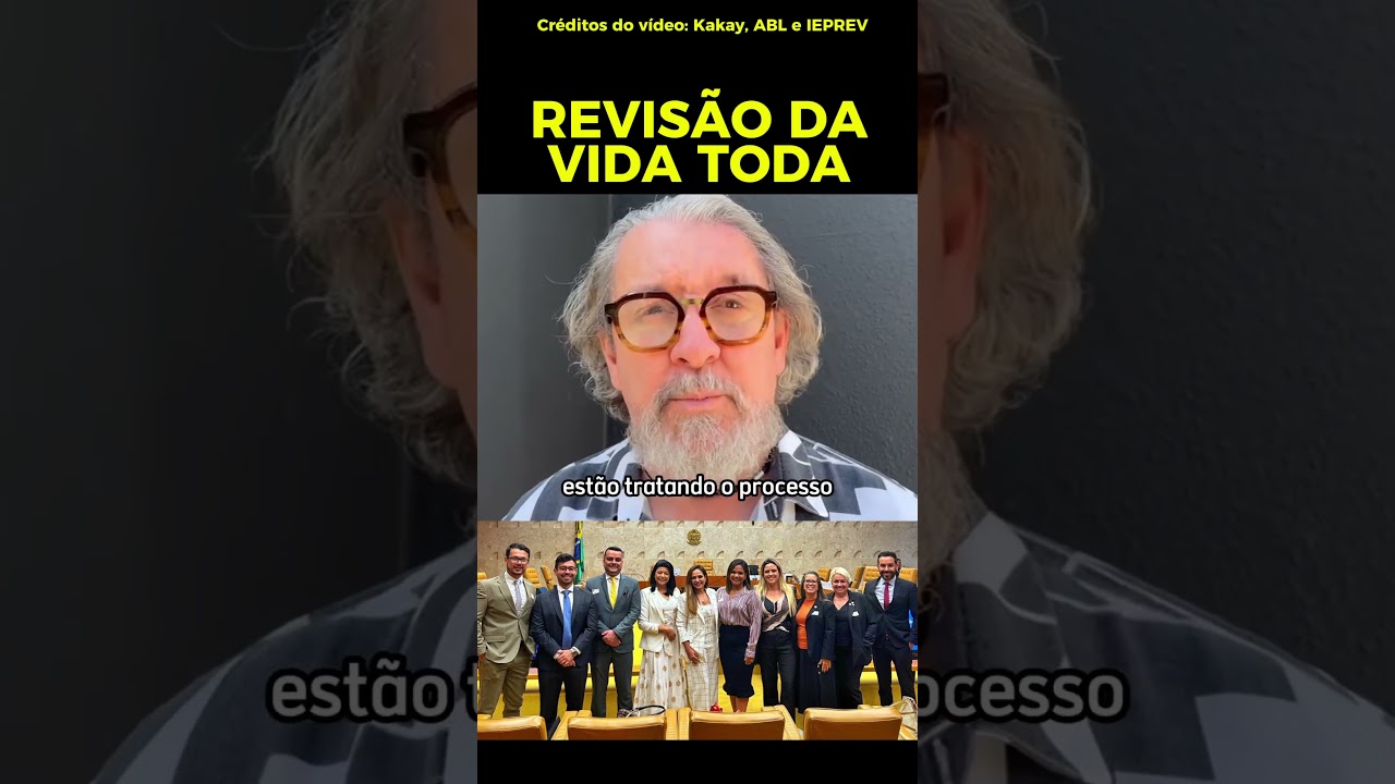 KAKAY FALOU TUDO! REVISÃO DA VIDA TODA TEMA 1102 ADI 2110 E 2111 STFCréditos: Kakay, ABL e IEPREV