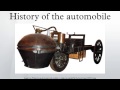 History of the automobile 