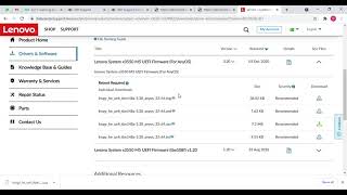 How to Download firmware Lenovo System x Servers