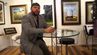 preview picture of video 'Manifestationz Art Gallery Cary NC Owner Omar Cummings Welcome Greeting'