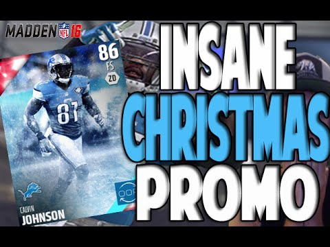 INSANE CHRISTMAS PROMO!! PULLING PACKS FOR FS CALVIN | MADDEN 16 ULTIMATE TEAM PACK OPENING