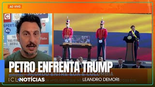 Gustavo Petro enfrenta Trump diante das condições desumanas no voo de imigrantes deportados dos EUA