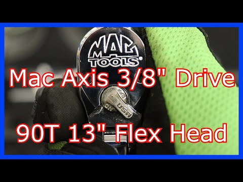 Mac Axis  3/8" Drive 13" Inch Flex Head Ratchet (XR1390AFPA)