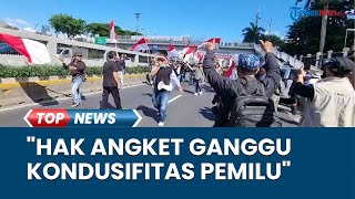 Massa Kontra, Anggap Hak Angket hanya Ganggu Kondusifitas Pasca-pemilu, Akui Tegak Lurus UUD 1945