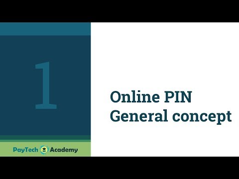 Lesson 7.1: Online PIN General concept
