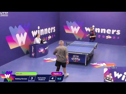 WINners CUP table 2  27.01 Boklag Roman - Kolomiets Vladimir   20:00