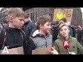 Scholieren lopen tweede klimaatmars: 'Veel belangrijker dan school'