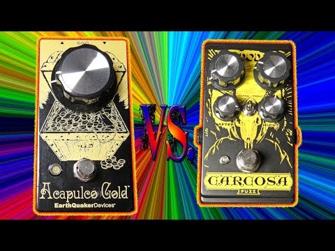 Earthquaker Devices Acapulco Gold Fuzz vs Digitech DOD Carcosa Fuzz Shootout