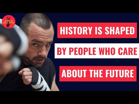 History is shaped by those who care about the future | Chris Baugh ...